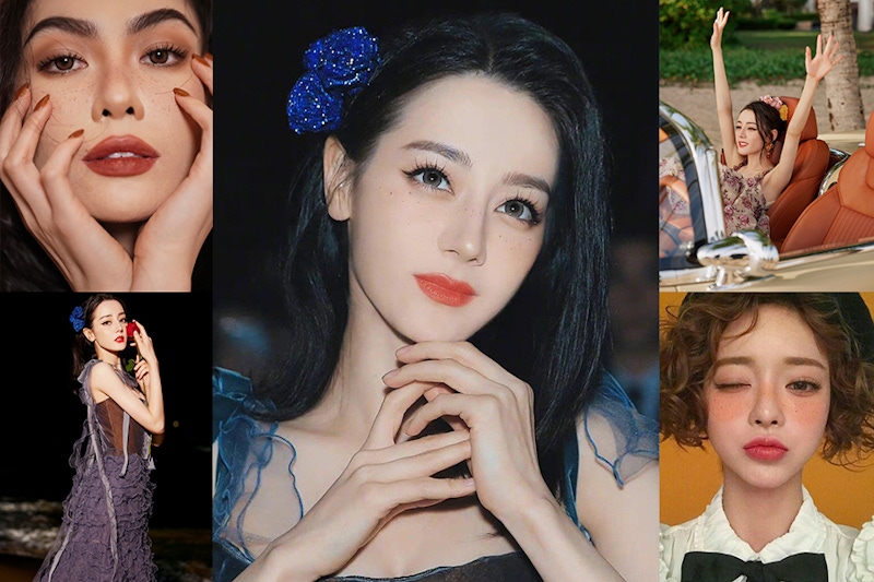 女神也愛雀斑妝！迪麗熱巴GQ盛典雀斑妝容奔熱搜，3招教學輕鬆GET女神同款妝｜妝容教學技巧