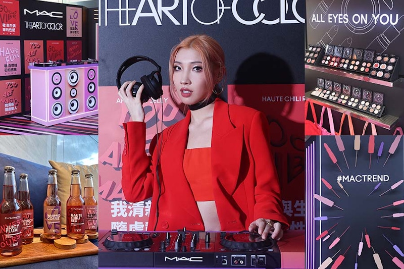 M.A.C夏日街邊派對好玩又好拍！12星座眼影盤訂製個人風格，滿額贈限量WAT氣泡雞尾酒｜小編現場直擊