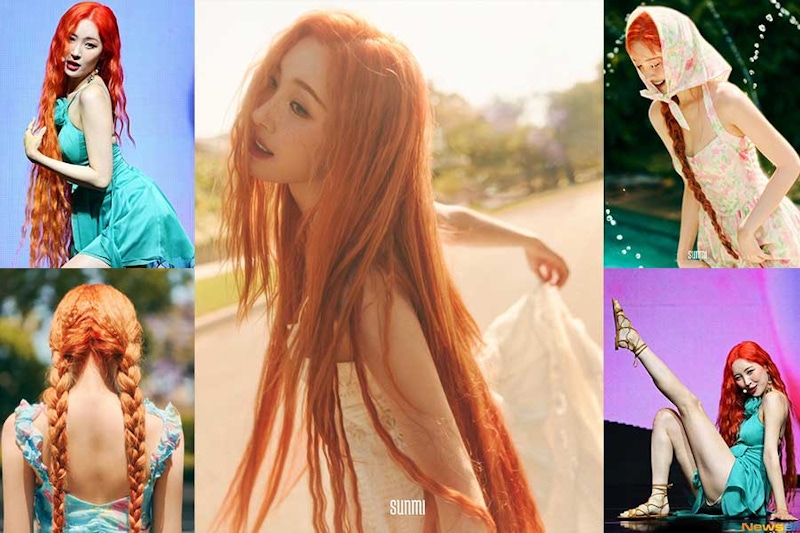 宣美根本就是愛麗兒！新歌《Heart Burn》化身小美人魚，亮橘髮色衝上熱搜｜名人焦點