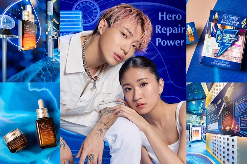 打卡必衝「小棕修護能量快充站」！9m88 x ØZI合體力挺雅詩蘭黛「小棕瓶」｜小編現場直擊