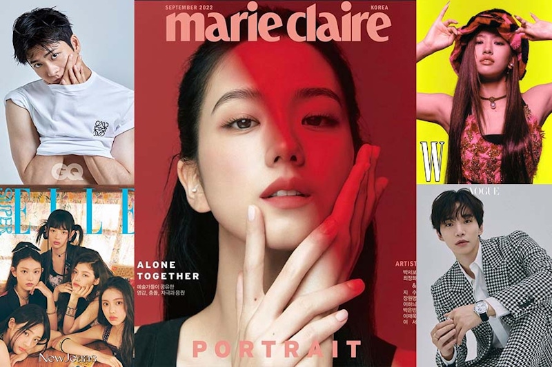 韓星金9時尚封面誰最吸睛？Jisoo唇色上熱搜，「鯨魚CP」讓粉絲暴動啦～｜韓星焦點