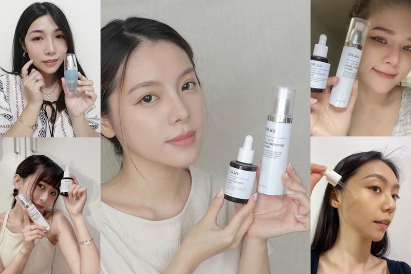 玻尿酸精華試用調查報告｜DR.WU保濕修復精華，百人體驗好評如潮，肌膚乾敏困擾一滴有解！