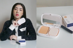 粉餅評價推薦！media luxe媚點全新《雪紡親膚粉餅》秒造精緻妝容～
