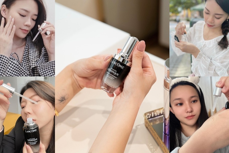 解鎖蘭蔻「小黑瓶」最強用法！網美媽咪聊天室試用評價狂讚：臉比小朋友還嫩！