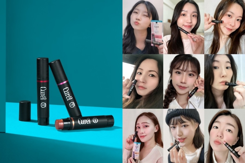 乾敏唇網友淚推：唇光養成必收！Curél珂潤「潤彩小黑管」百人試用滿意度99%！