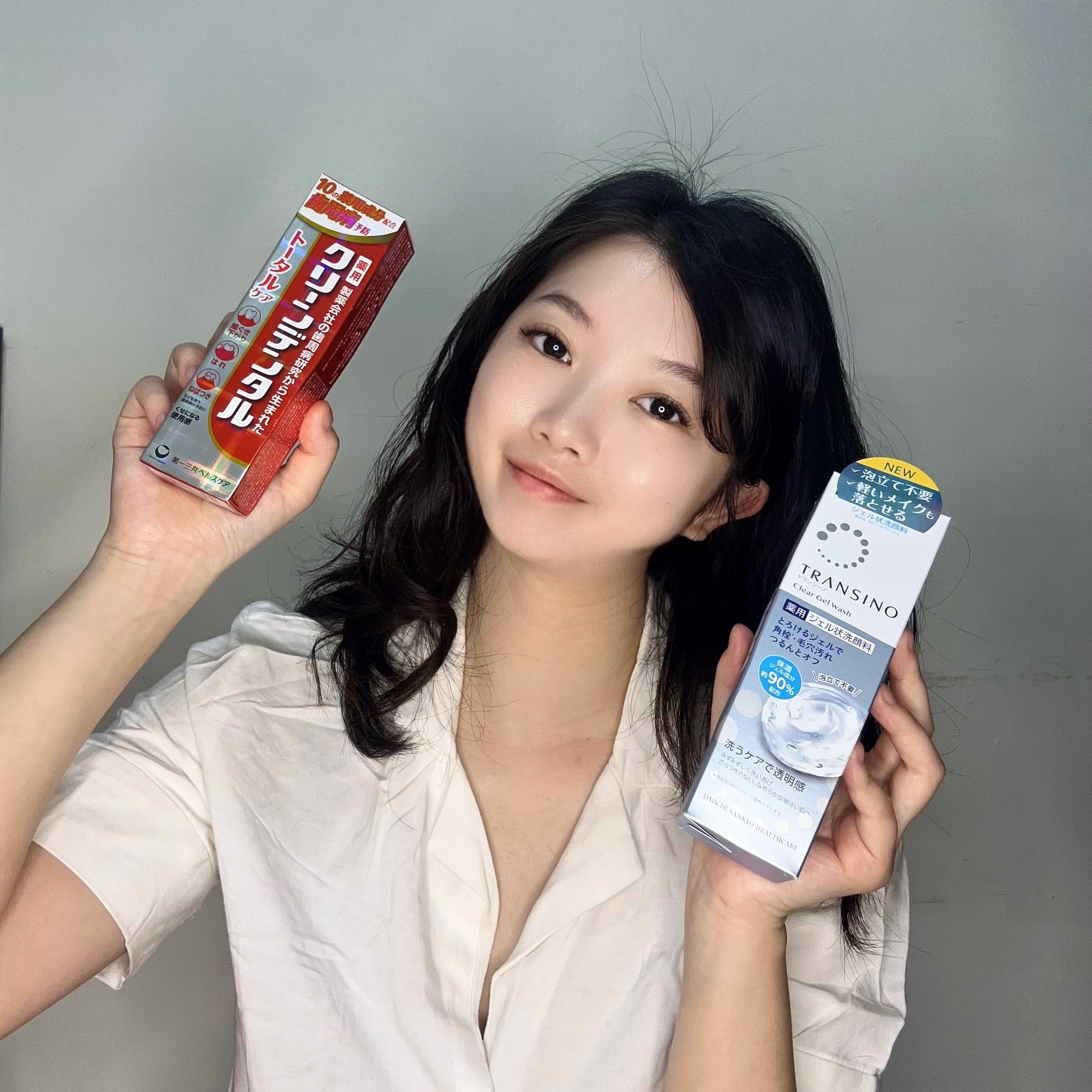 第一三共小紅管Clean dental牙周護理牙膏》、《TRANSINO傳皙諾淨亮毛孔卸妝洗面凝膠》透亮、美白首推品牌