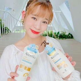 Aveeno艾惟諾小光瓶搭配磨砂膏，讓妳透亮看得見