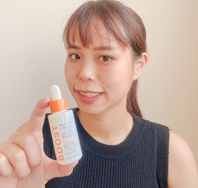 寶拉珍選C15縮時亮白抗氧精萃，快速幫我急救曬黑的肌膚