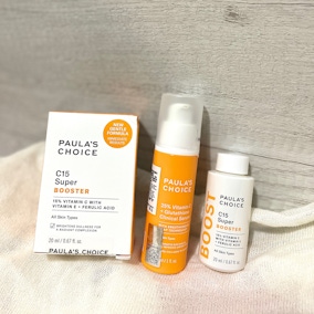 這次收到試用 #C15縮時亮白抗氧精萃 和 #C25瞬效亮白淡斑精華