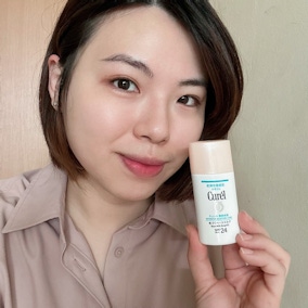 無瑕UV顏修所 新生報到！Curél珂潤《潤浸保濕勻色隔離防曬乳》，潤色效果讓肌膚煥發自然光彩