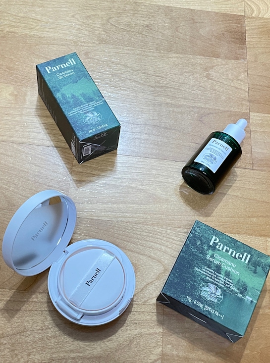 分享韓國Parnell帕奈兒積雪草精粹亮白氣墊《全新改版》與積雪草精粹92精華