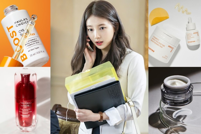 美白淡斑維他命C精華推薦！拯救3C多屏辦公「光害暗沉肌」，搭配眼霜加碼透亮！