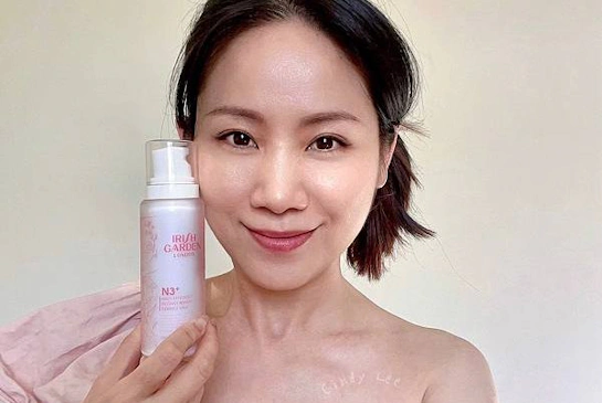 一抹水潤【Irish Garden N3⁺高效瞬導修護精華乳】Cindy開箱保養