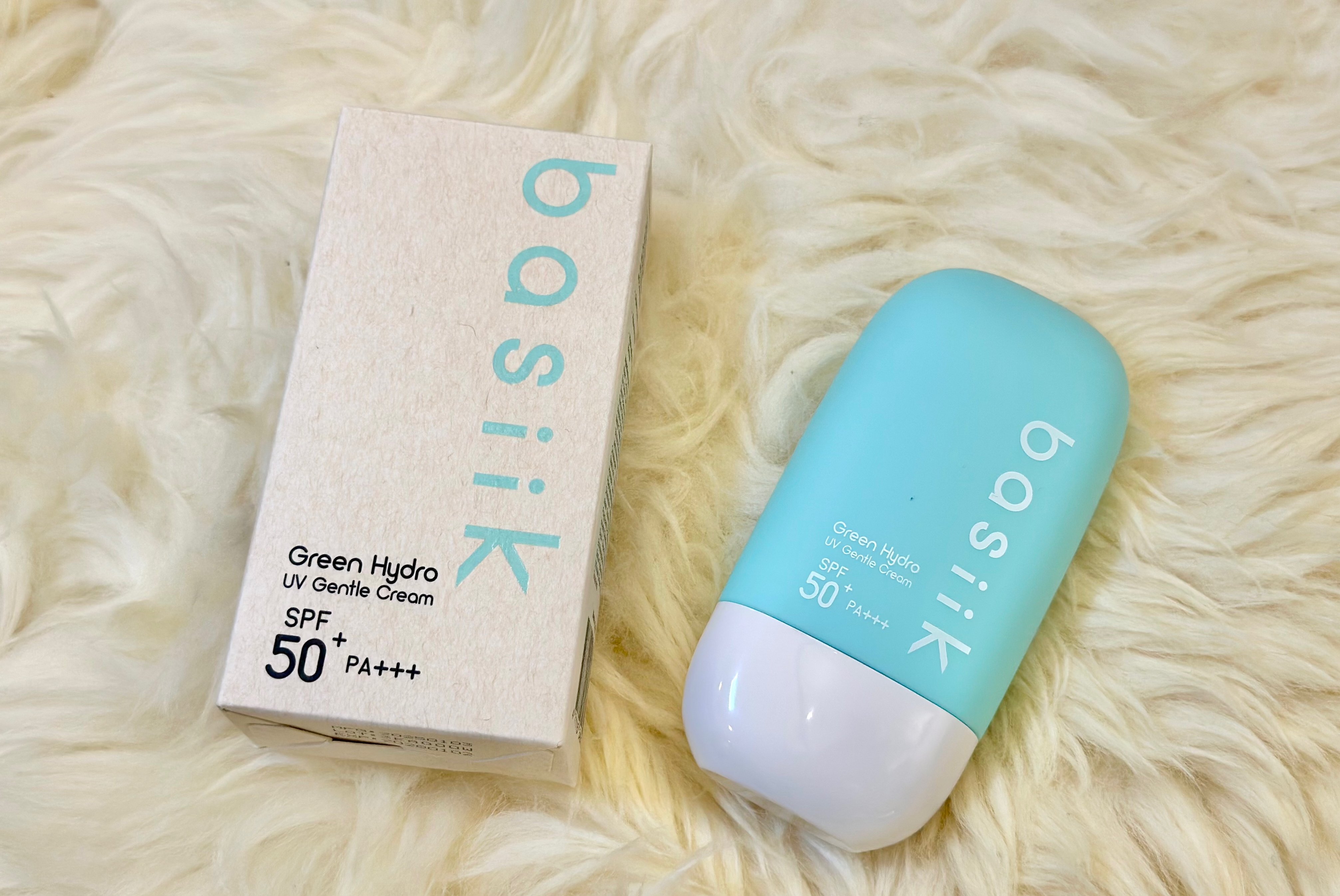 清爽系又對海洋友善的~basiik微生平衡清爽物理防曬乳SPF50+ PA+++