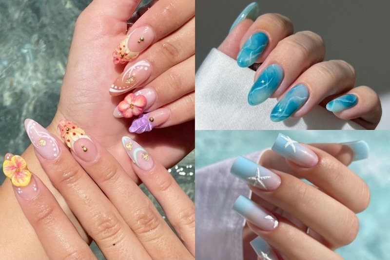 7款2025夏日海洋風美甲款式推薦,法式貝殼、極光魚尾...每一款都美到炸,快挑一款美甲帶去海邊! 7款2025夏日海洋風美甲款式推薦,法式貝殼、極光魚尾...每一款都美到炸,快挑一款美甲帶去海邊!
