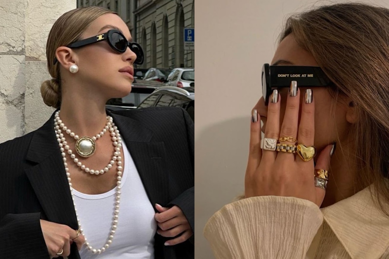歐美女大圈超流行！這4大「飾品疊戴公式」筆記起來！超時髦，戒指、項鍊、手鏈⋯通通疊起來～想讓穿搭時尚度大升級！