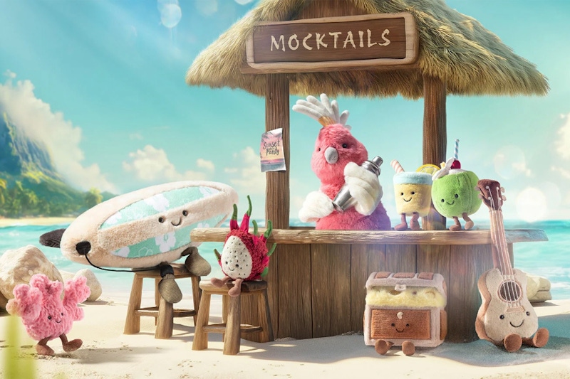 8款2025夏日必買的Jellycat「趣味系列」推薦～泳鏡超呆萌、椰子水夏日氣息滿滿、珊瑚礁粉粉嫩嫩超可愛⋯