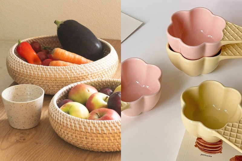 吃飯也能很有風格！10款餐桌質感小物推薦～藤編收納籃、造型餐具、可愛水果叉、造型隔熱墊⋯⋯打造夢幻餐桌不是夢！