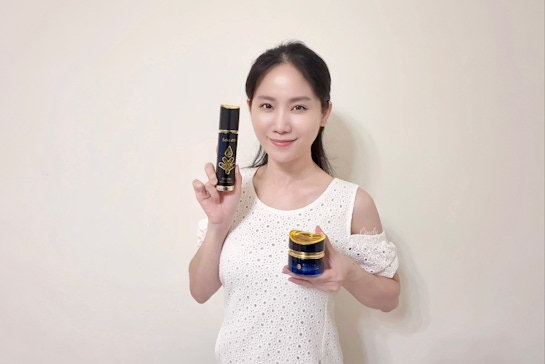 [保養]KORENA珂蕾娜【魚子金萃精華+小藍鑽晚霜】Cindy開箱