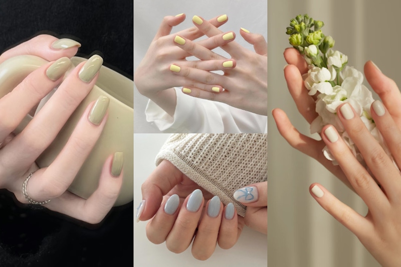馬卡龍色的夏天！10款2025夏天必做的「粉嫩色系」美甲顏色推薦～療癒系寶寶藍、活力感奶油黃⋯⋯每一款都超級清新！