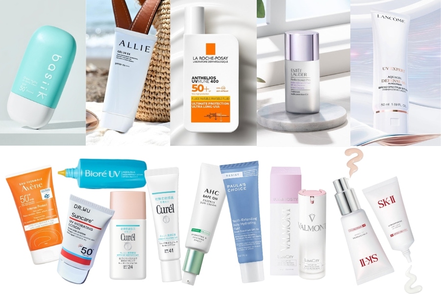 2025好評防曬推薦！20款高係數、水感清爽、抗斑養膚、物理性防曬～用到空瓶的專櫃/開架好物！