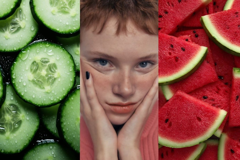 臉腫救星！10 種讓臉直接小一圈的「消臉腫食物」推薦～夏天必備西瓜、小黃瓜⋯⋯擺脫泡泡臉就靠它們！