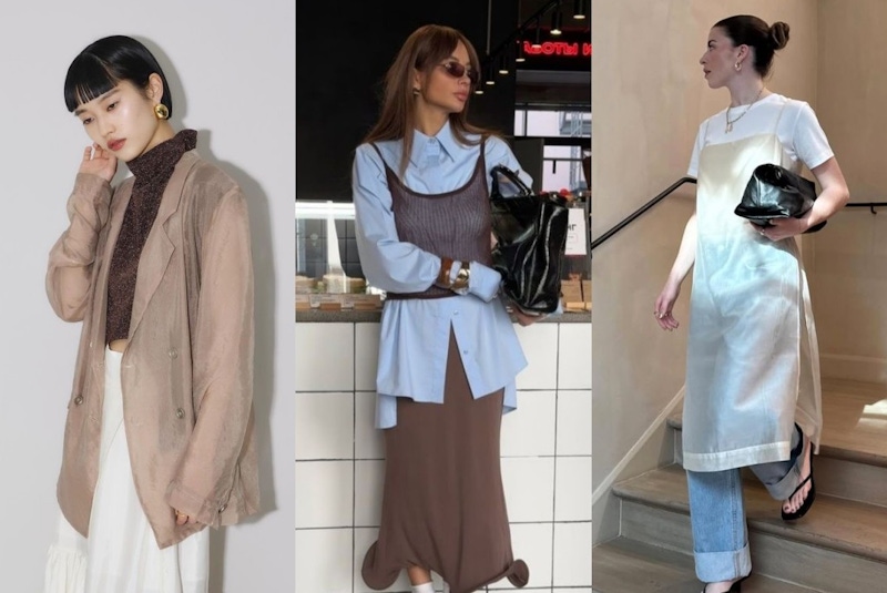 2025早秋透膚上衣怎麼穿？換季穿搭加一件就有型，仙女氛圍感拉滿！