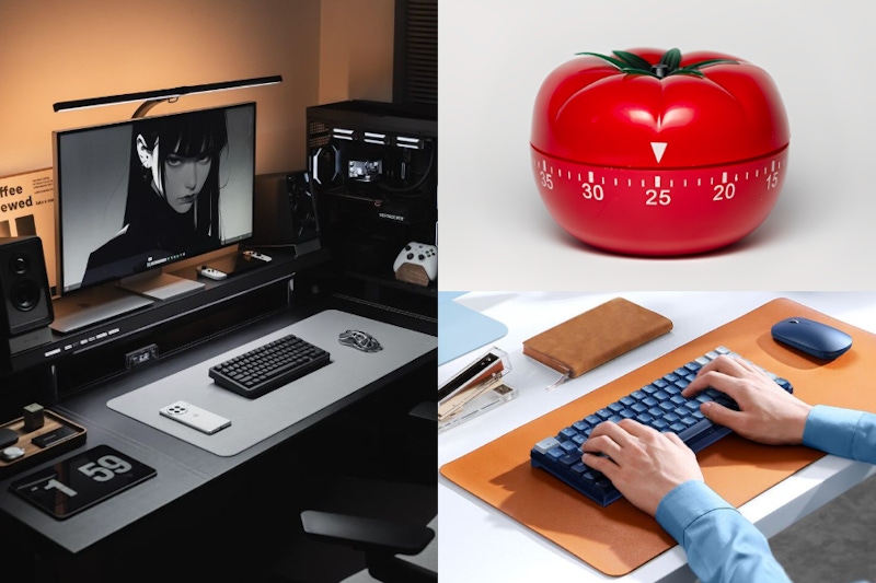 10 個提升工作效率的桌面小物推薦！螢幕支架、大尺寸滑鼠墊、番茄鐘⋯⋯通通都是辦公室必備好物！