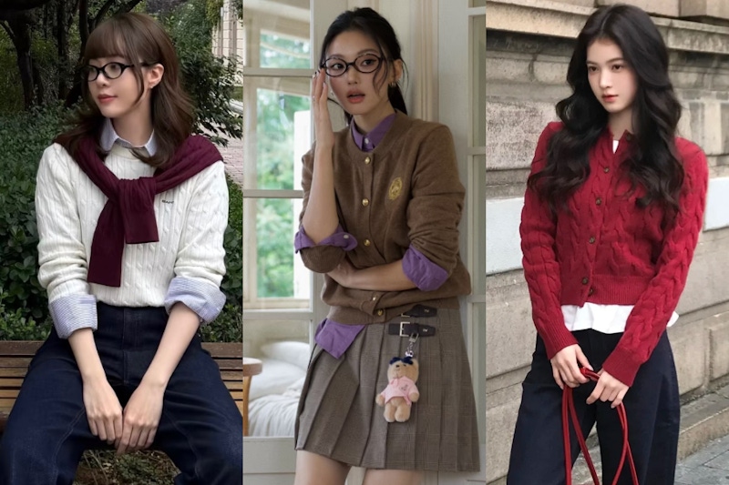 針織衫怎麼搭才好看？10 種「針織上衣」早秋穿搭靈感推薦！針織衫＋西裝褲、彎刀褲、蕾絲裙、百褶裙⋯⋯怎麼搭都超時尚！