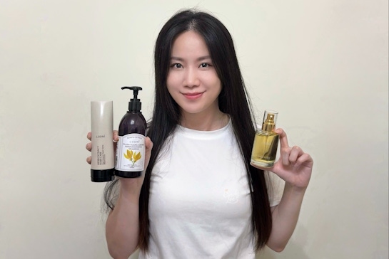 LODNI蘿德妮評價/山野林間洗髮精好用嗎【依蘭精油舒緩洗髮精LODNI髮根養髮液免沖護髮野櫻花還原酸修補菁華】Cindy開箱專櫃養髮產品分享