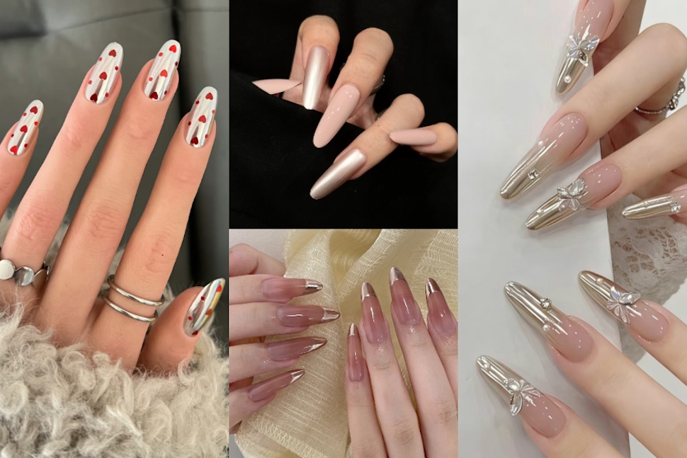 什麼是鏡面美甲？容易掉嗎？10款「鏡面美甲」款式推薦！漸層鏡面、法式鏡面、貓眼鏡面⋯每一款都超時尚！