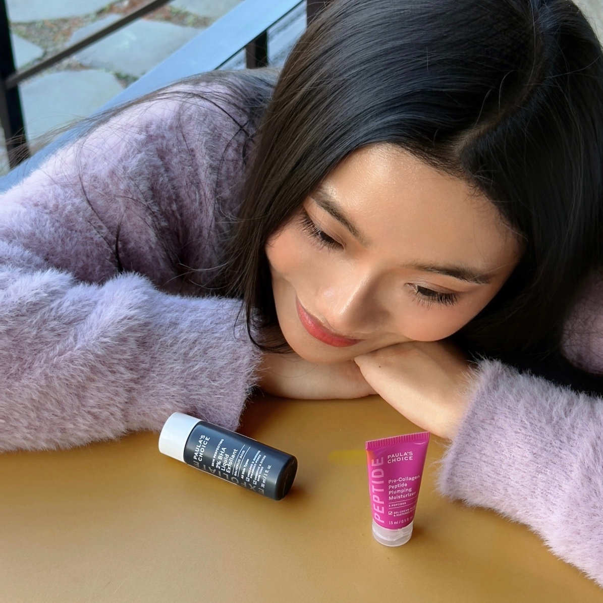 2%水楊酸精華液＋高效胜肽膠原緊緻霜｜緊緻水光肌保養日常🩷