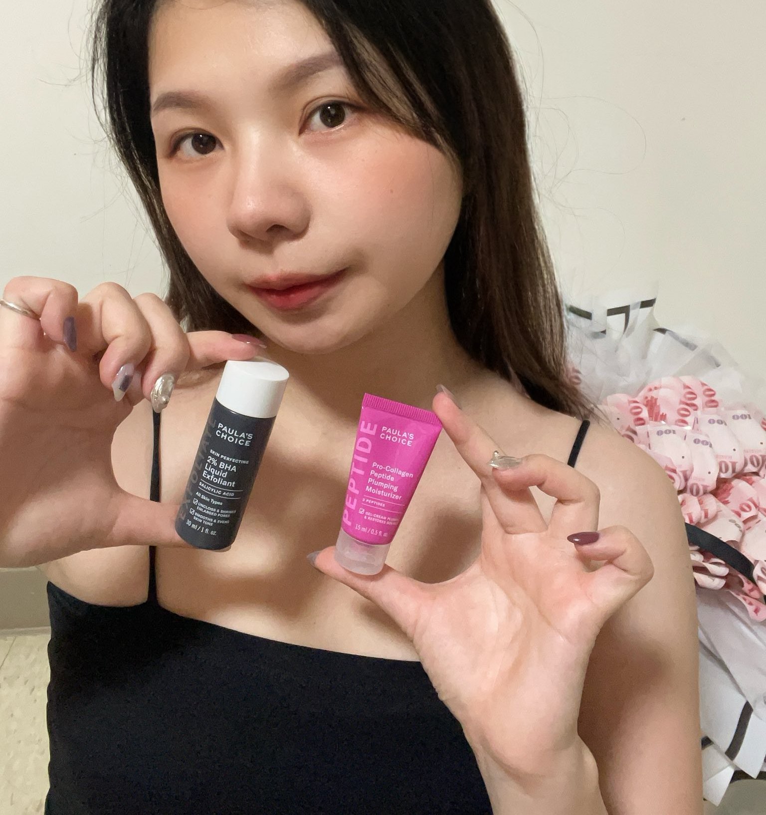 最愛寶拉珍選打造精細肌膚，用2%水楊酸精華液x高效胜肽膠原緊緻霜
