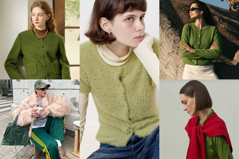 「綠色」配什麼顏色才能時尚又高級？10組配色靈感有哪些？馬上為冬季穿搭加點綠！