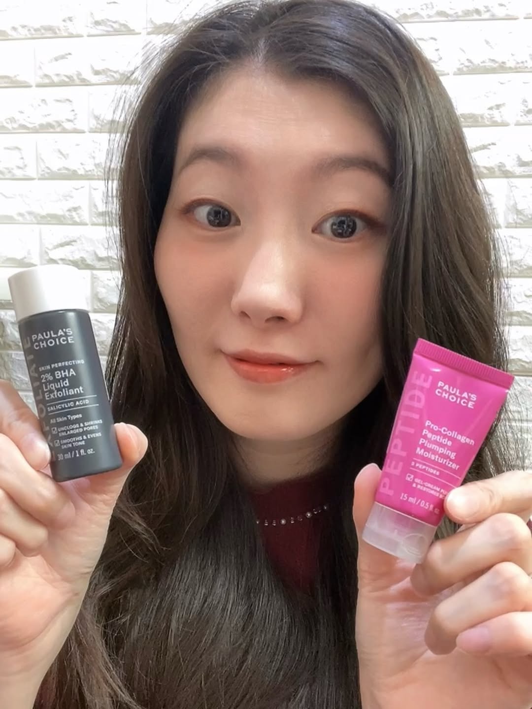 用後超有感的寶拉珍選《高效胜肽膠原緊緻霜+水楊酸2%水楊酸精華液》體驗組合