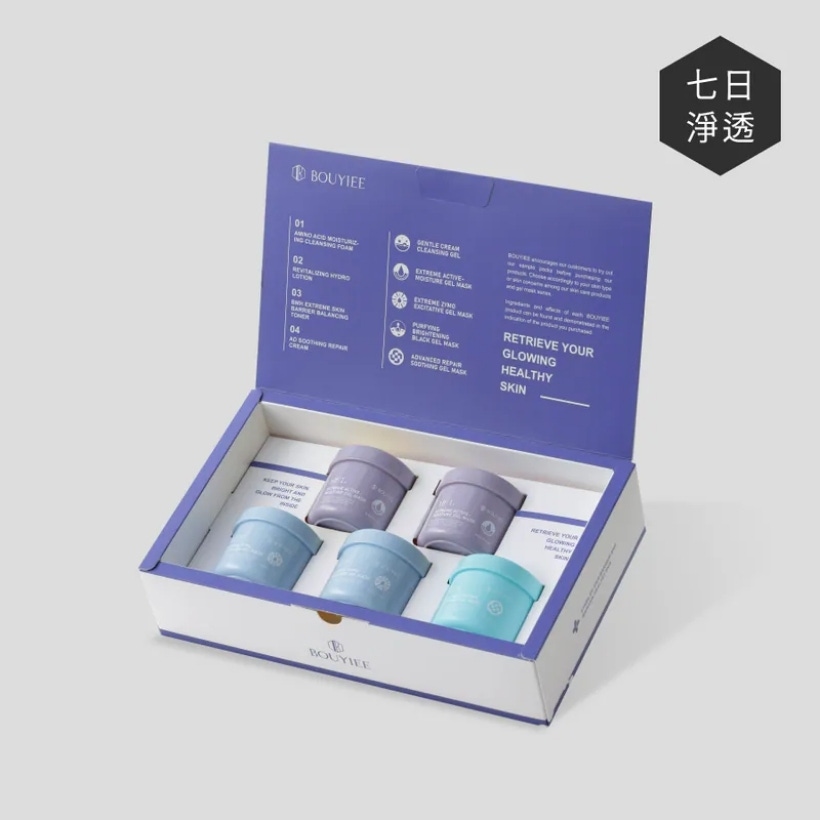 七日透亮肌況升級組