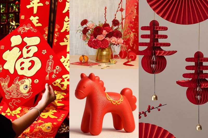 新年佈置不能少！農曆春節家居佈置10小物推薦～春聯、小馬擺飾、紅燈籠⋯打造喜氣年味空間！