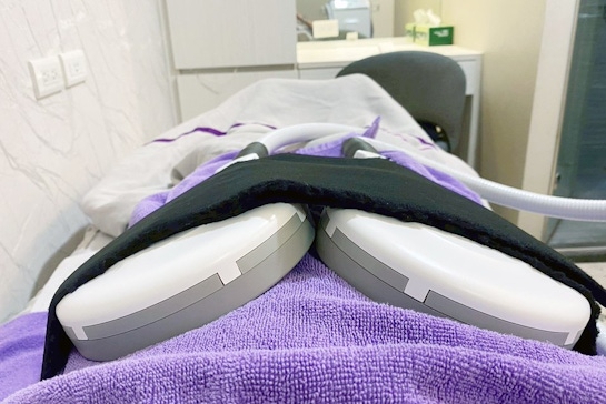 「太能波AES」躺著練出馬甲線？新莊愛爾麗，懶人體雕成果發表！