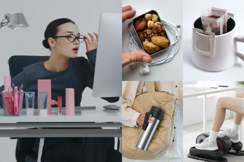 久坐辦公室好難瘦？減脂上班族必備 10 小物推薦！防久坐、止嘴饞、穩定血糖⋯全都包！