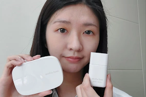 💙​media luxe 媚點「雪紡親膚粉餅」：油肌也能擁有的輕盈裸光感！