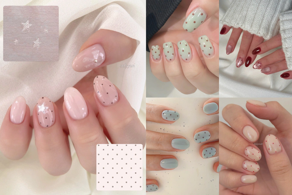 「波點美甲」2026 繼續紅！必做 10 色流行款式是這些：寶寶粉圓點、奶油黃圓點⋯你最喜歡哪一款？