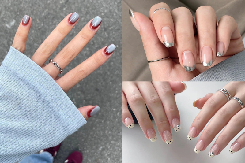 2026 法式美甲 10 變化款式推薦！金屬法式是夏季主打，微法式美甲、貓眼法式美甲是今年流行趨勢⋯