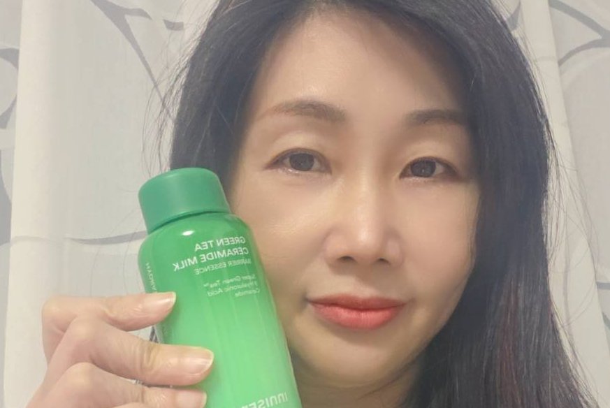 INNISFREE綠茶神經醯胺牛奶水精華