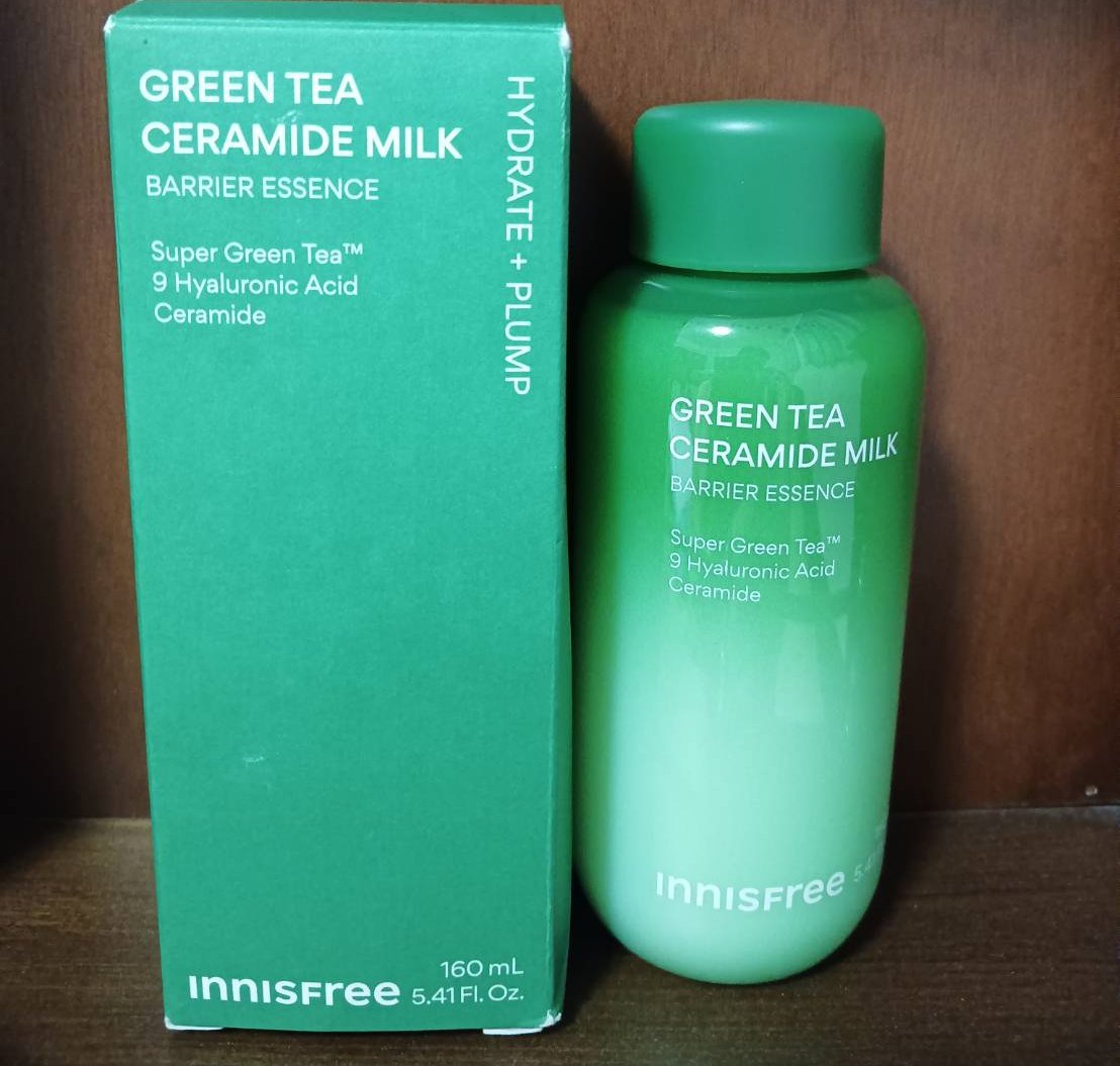INNISFREE 綠茶神經醯胺牛奶水精華 一罐在手保養簡單上手