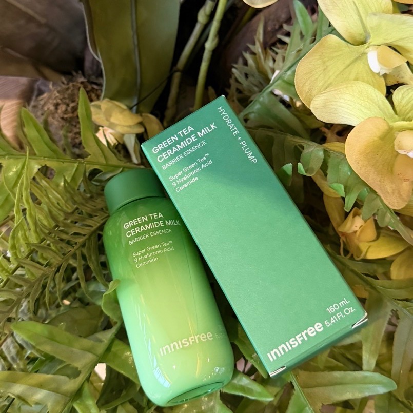 INNISFREE 綠茶神經醯胺牛奶水精華- 光滑柔嫩有感！