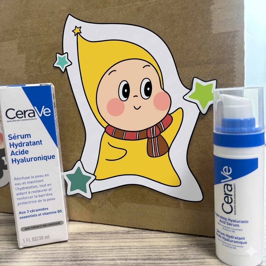 CeraVe 適樂膚全效水光 B5 玻尿酸修護精華，打造澎彈亮水光肌！